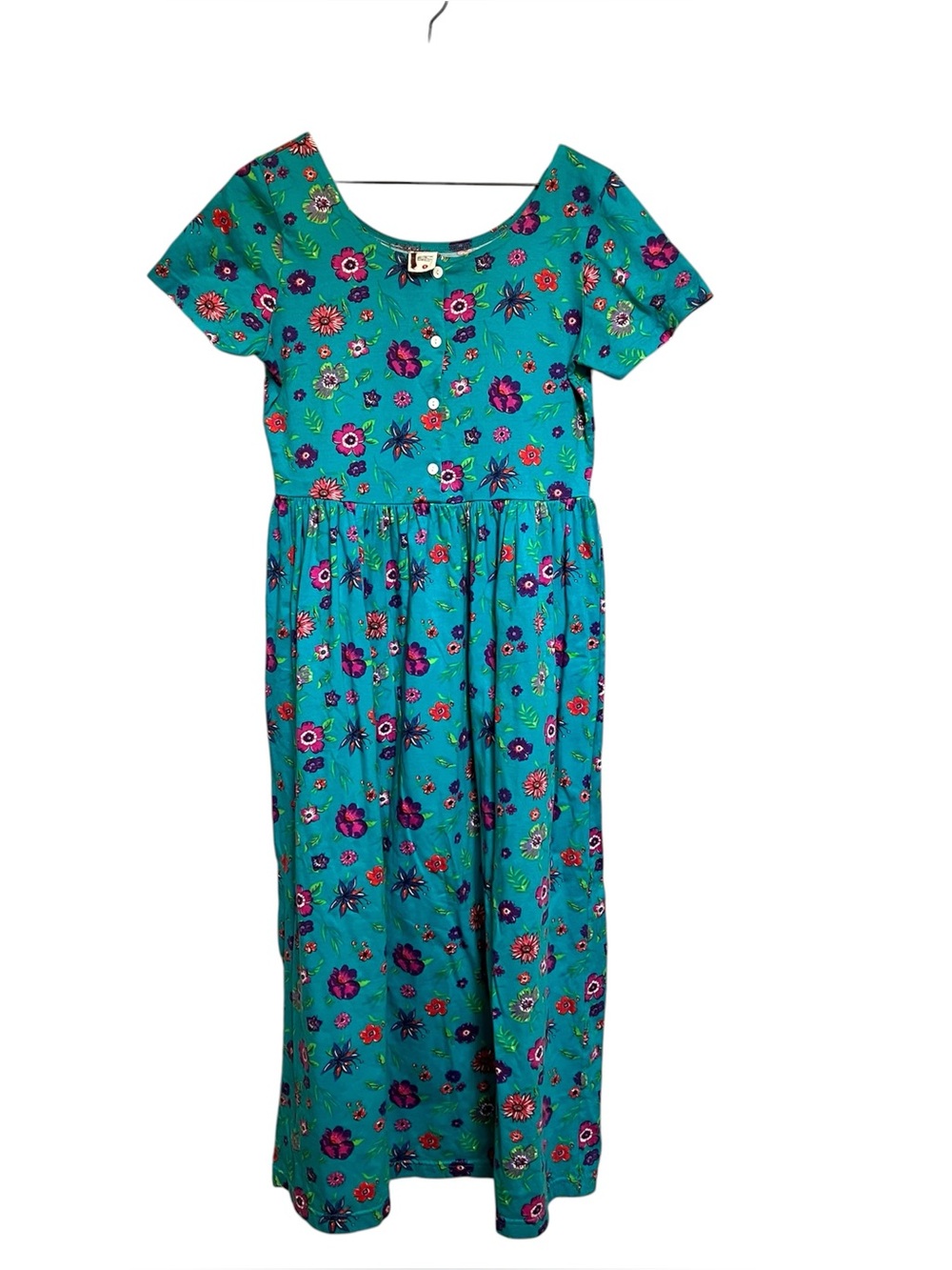 Vintage 90s Hanna Andersson midi dress size small